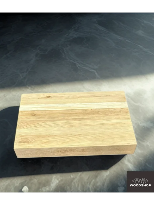 WOODSHOP Ступень 350х750х40 мм дуб кавказский ЦЛ, сорт С С, 450x1050x40 мм, фото 3