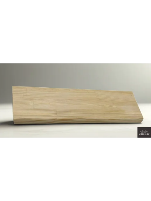 WOODSHOP Ступень 40х450х800 мм хвоя сосна сорт АВ СР, 18x200x900 мм, фото 4