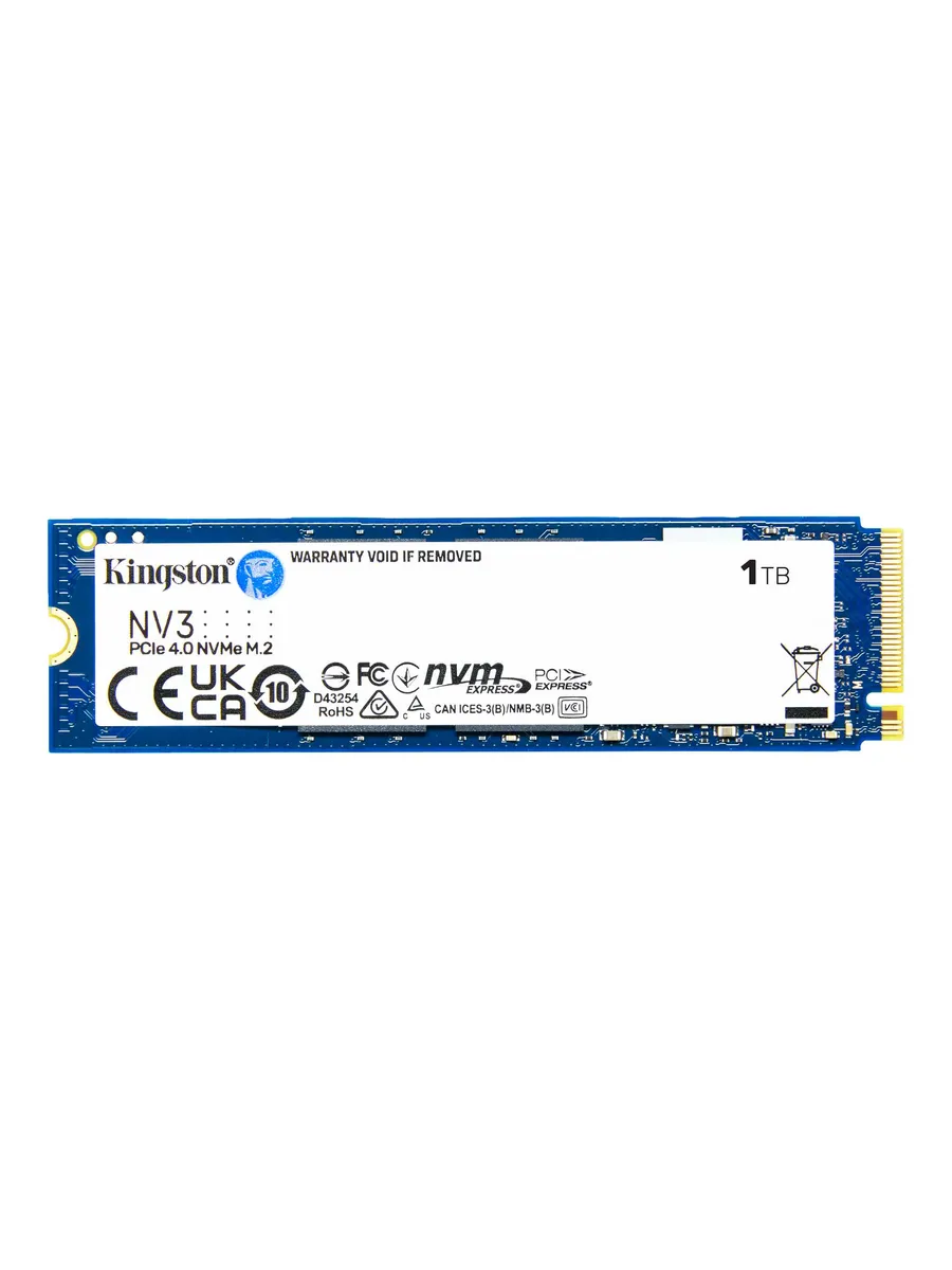 Kingston SSD-диск 1 ТБ NV3 M.2 PCIe 4.0 (SNV3S 1000G)
