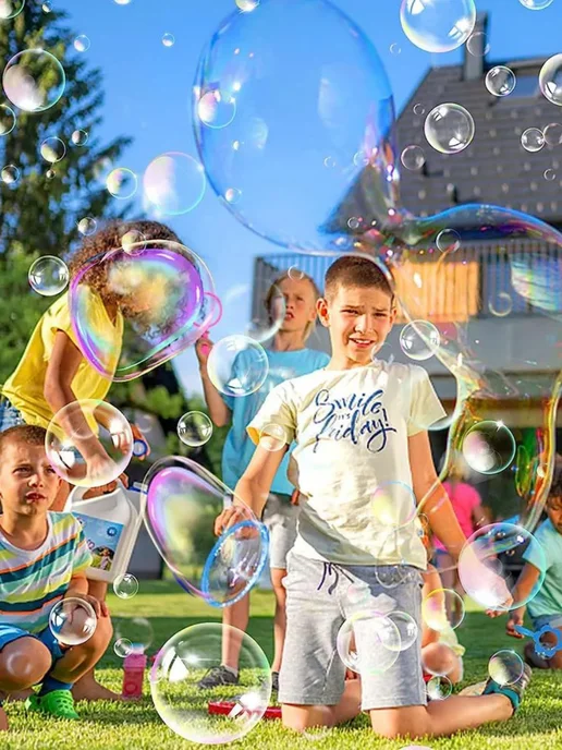 Funny Party Набор насадок для мыльных пузырей мыльного шоу 11 шт, 11 шт, фото 7