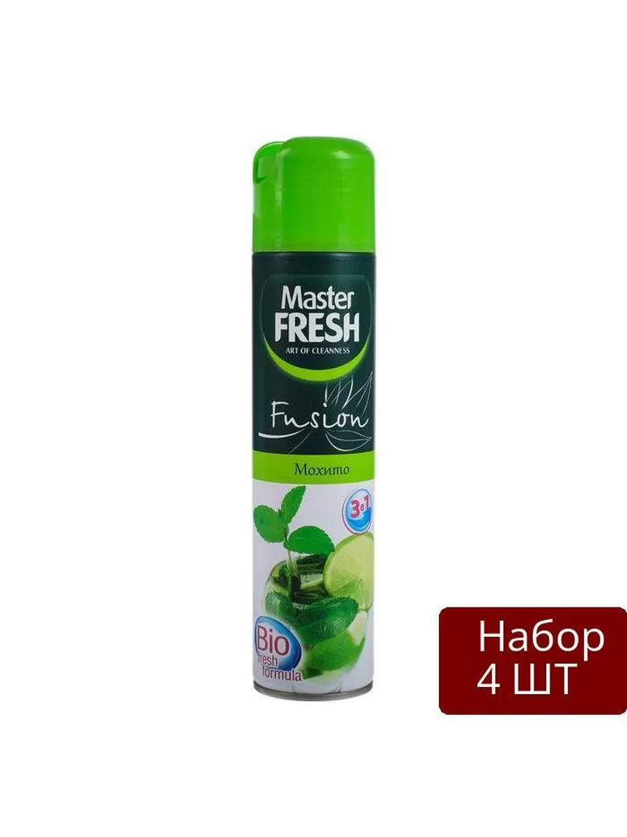 Освежитель воздуха "Master Fresh" ЗАПАСКА (250 мл) Мохито (12 шт/ящ)