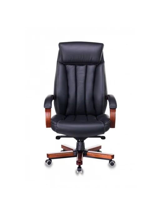 бюрократ Кресло руководителя T-9922WALNUT BLACK, черный