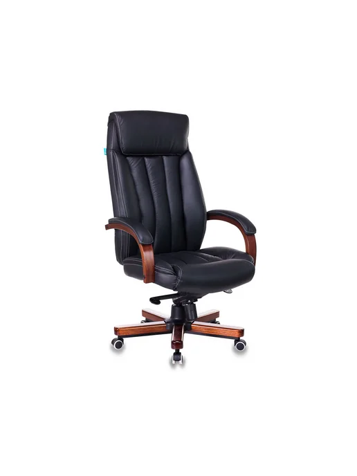 бюрократ Кресло руководителя T-9922WALNUT BLACK, черный, фото 2