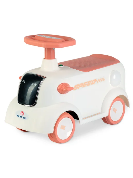 Babyhit Машина каталка толокар детская игрушка Joy Bot, розовый, фото 8