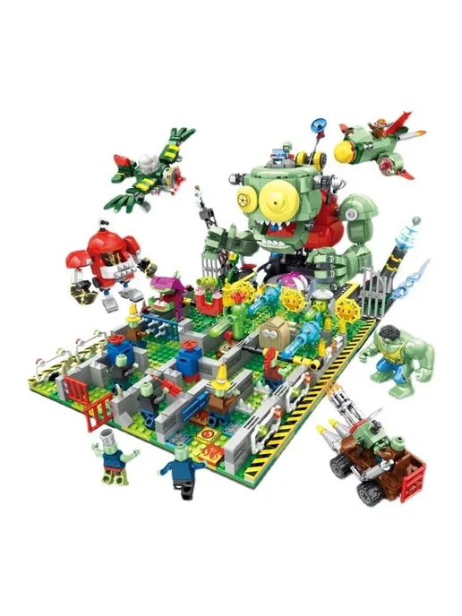 LEGO Конструктор Растения против Зомби - Армагеддон 2032 дет, вариант, фото 5