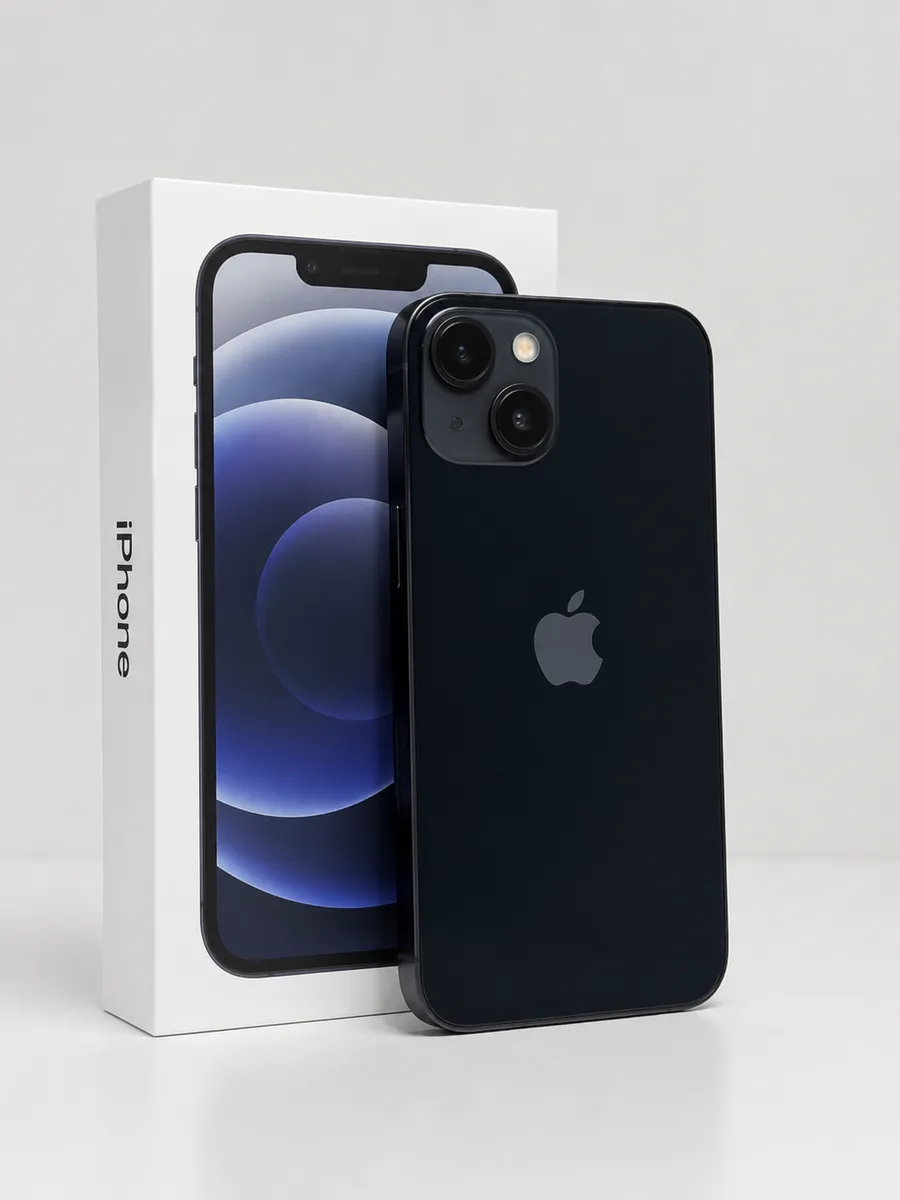 Смартфон iPhone 13 256 ГБ черный SIM + eSIM