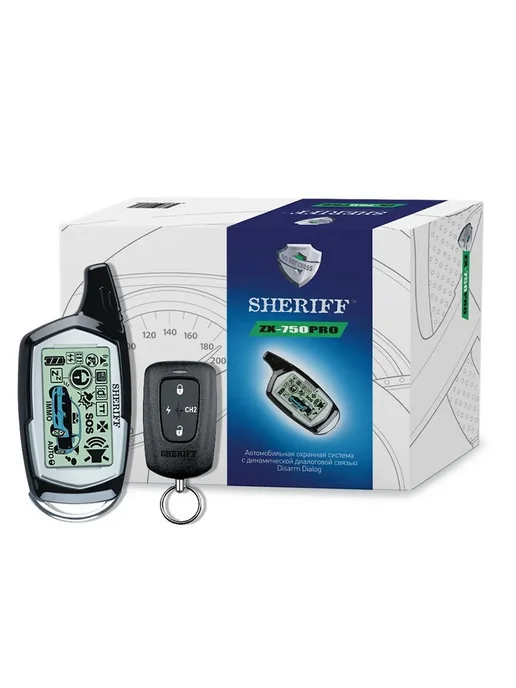 SHERIFF Автосигнализация ZX-750PRO с двухсторонней связью, вариант
