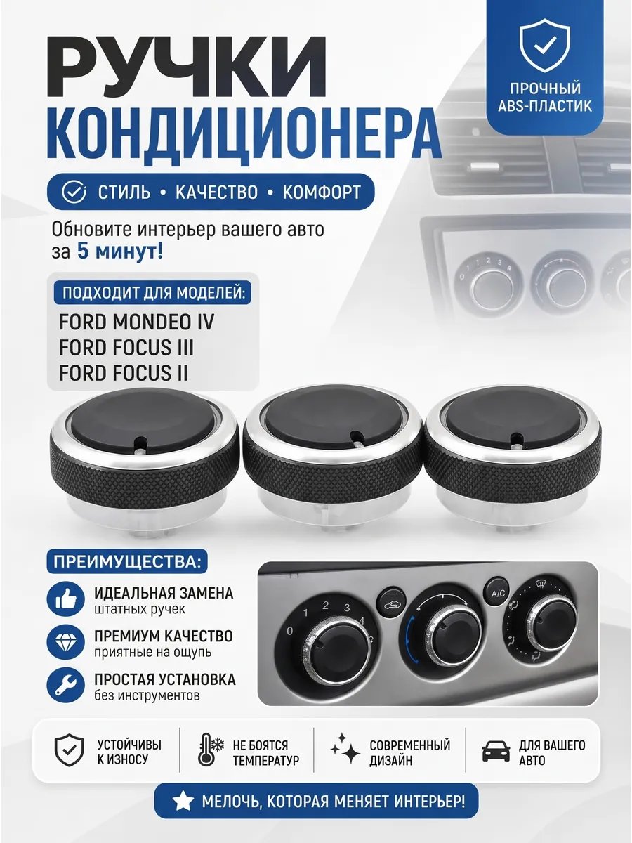 Ручки блока отопителя для Ford Focus Mondeo