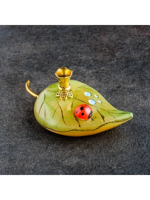 MAXRESALE_1 Подсвечник церковный с божьей коровкой, 5х9 см, 5x9 см