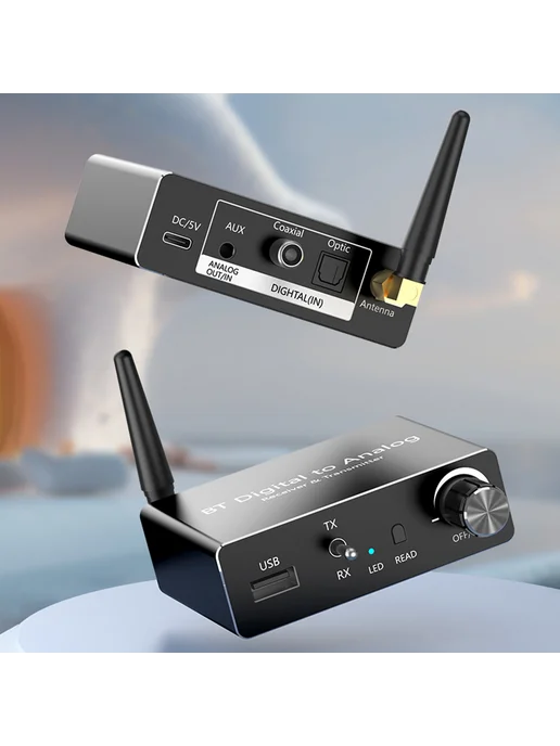 BT 5.3 Оптический цифровой в Аналог для ТВ и усилителя, вариант, фото 2