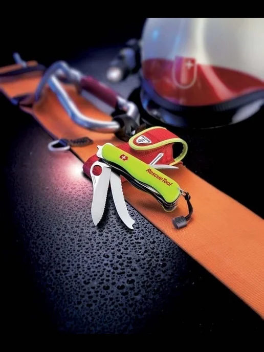 Victorinox нож складной rescue tool жёлтый 111 мм, желтый, фото 3