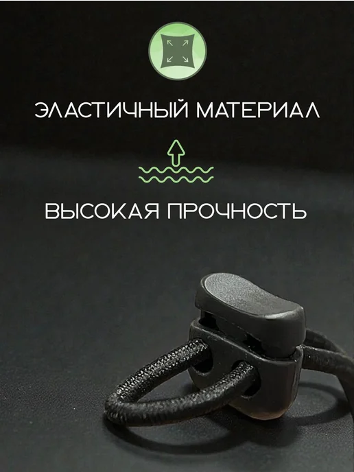 Шляпная резинка, зеленый, фото 2