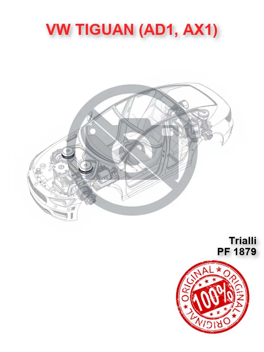 Колодки тормозные задние VW TIGUAN AD1 AX1 Тигуан 2