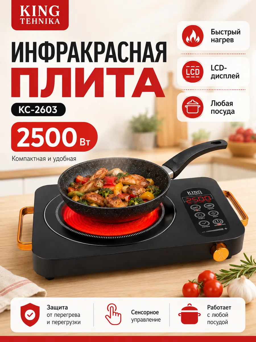 Электроплита настольная 1 конфорка