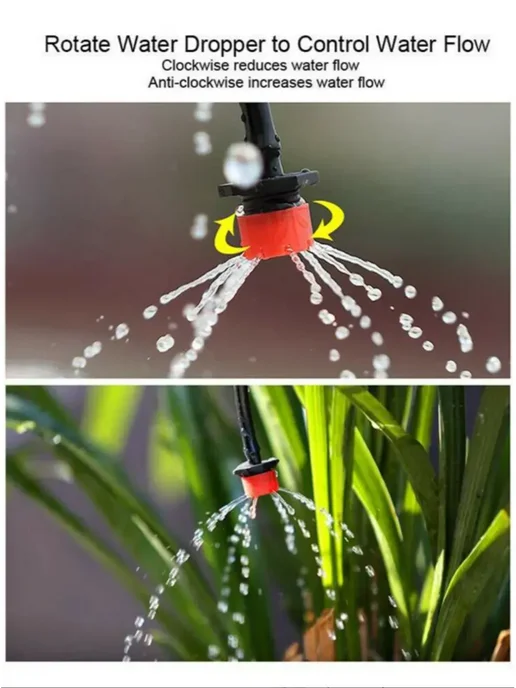 Система капельного полива растений, черный, фото 3