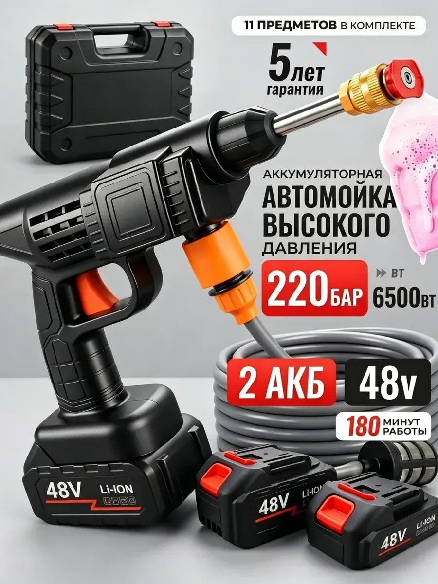 Мойка аккумуляторная для автомобиля