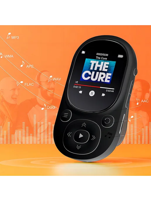 Спорт MP3 64GB с BT 5.0, FM, поддержка SD до 128GB, 64 ГБ, 128 ГБ, фото 5