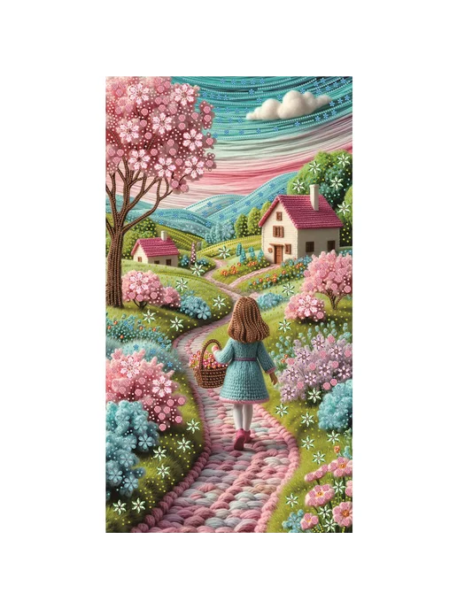 Ковровая дорожка для сада DIY с брикетами 40x70см, 40x70 см