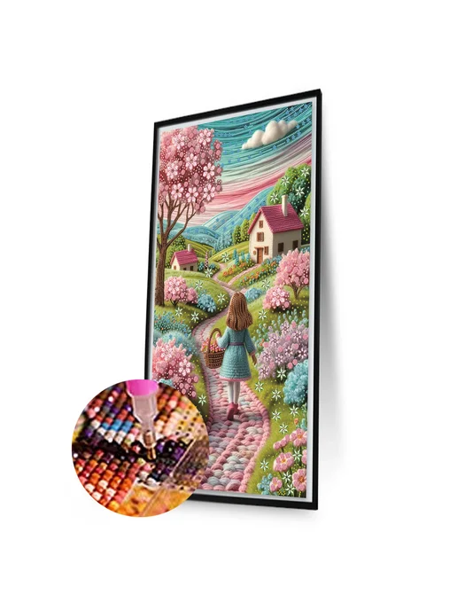 Ковровая дорожка для сада DIY с брикетами 40x70см, 40x70 см, фото 2