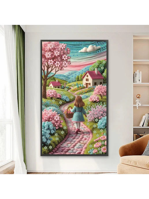 Ковровая дорожка для сада DIY с брикетами 40x70см, 40x70 см, фото 4