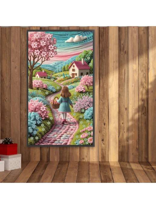 Ковровая дорожка для сада DIY с брикетами 40x70см, 40x70 см, фото 5