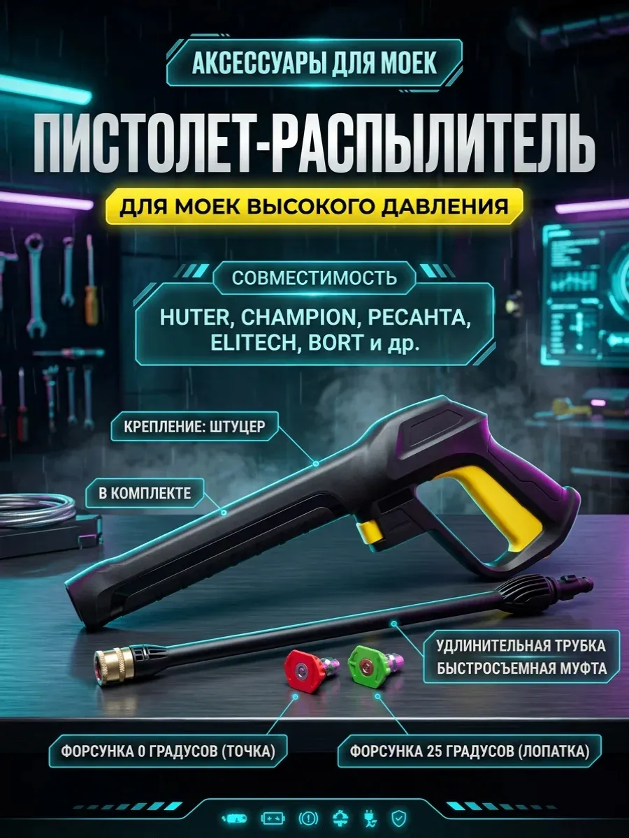 Пистолет-распылитель для моек высокого давления