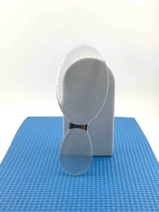 LuxHome Пилка для пяток стеклянная нано терка для педикюра, белый, фото 6
