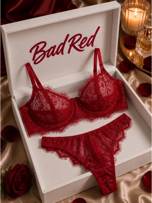 BadRed Комплект нижнего белья кружевной, вариант