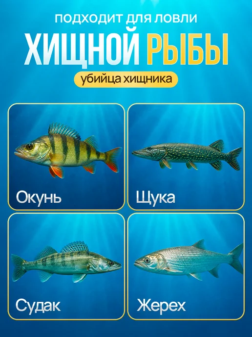 FishX Набор воблеров, белый, фото 7