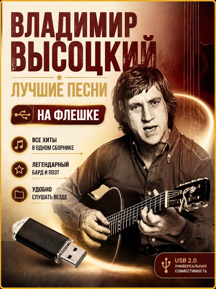 Владимир Высоцкий Лучшие песни на флешке