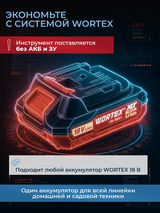 Стеклоочиститель аккумуляторный CWV 1828 без АКБ и ЗУ, черный, фото 5