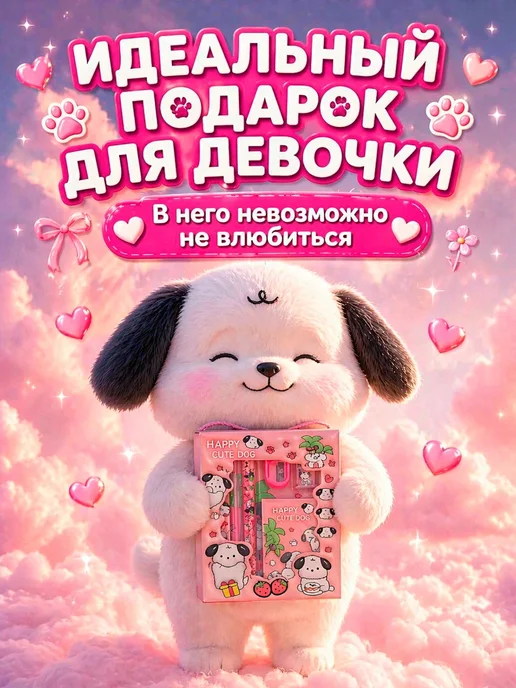 .MARSH. Набор детской канцелярии для девочки, розовый, фото 5