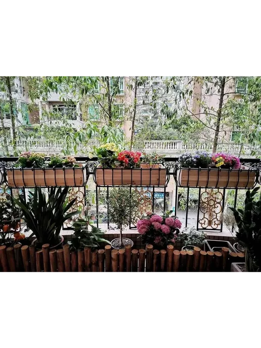 Подставка для цветов на балконе, 60X28X22 см, 60x28x22 см, фото 6