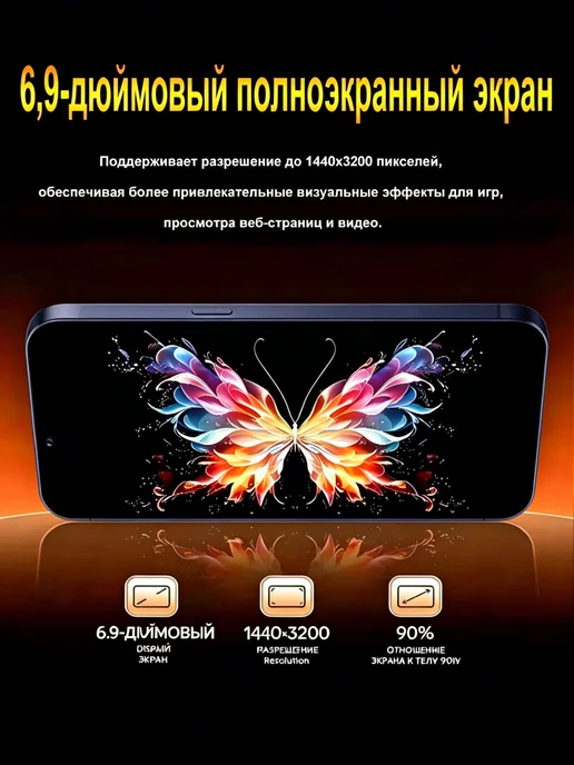Смартфон Pro Max I17 Pro Max 1/16 ГБ, серый, фото 6
