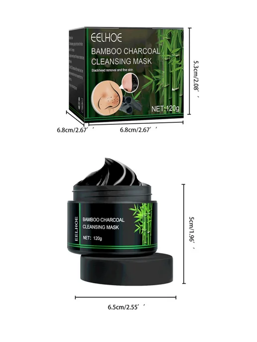 eelhoe Маска для лица от черных точек от сохраняйте гладкость кожи, черный, фото 3