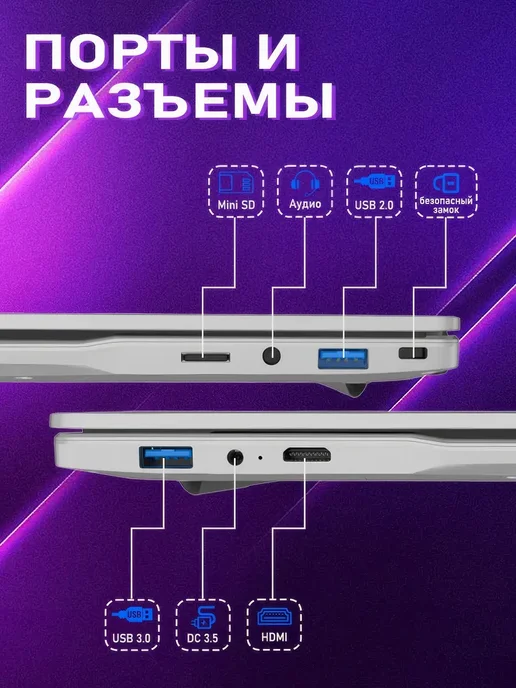 Ноутбук для работы, игр AMD Ryzen 5 512 ГБ 16gb IPS, 512 ГБ, 16 ГБ, фото 7