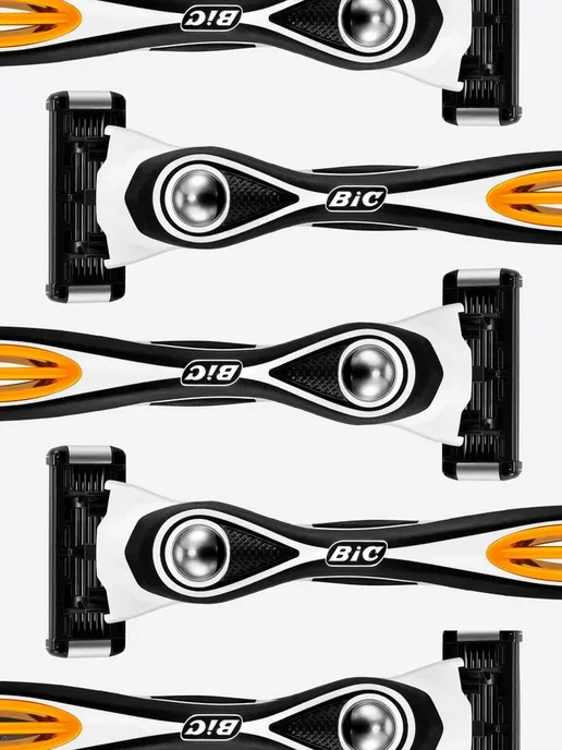 BIC Мужская бритва 1 ручка и 1 сменная кассета с 5 лезвиями, черный, фото 8