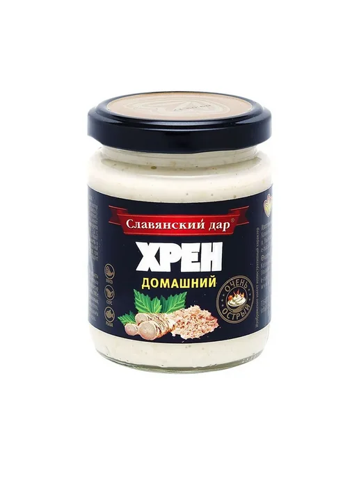 Славянский Дар Хрен Домашний, 12 шт х 160 г, 12 шт, 160 г, фото 2