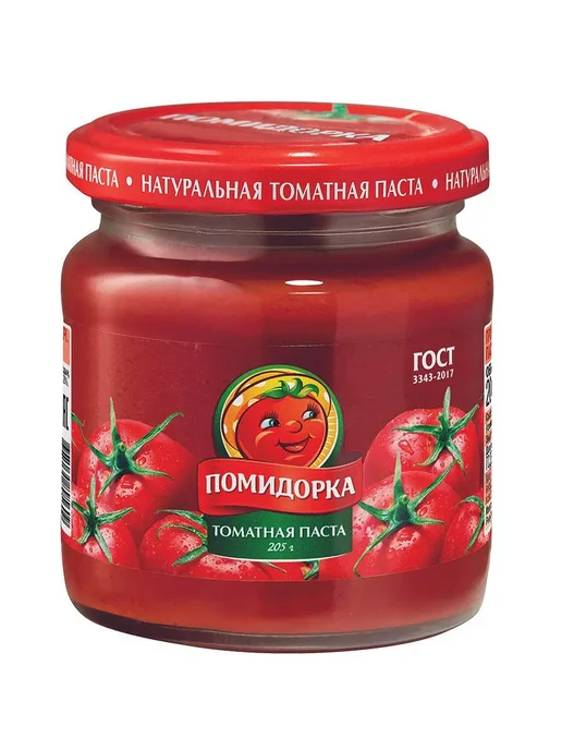 ПОМИДОРКА Паста томатная, 10 шт х 205 г, 10 шт, 205 г, фото 2