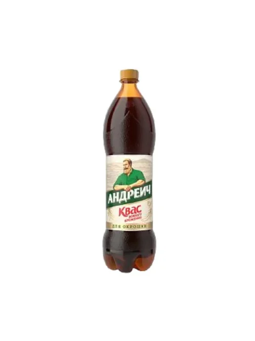 Андреич Квас для окрошки, 1,5 л, 6 шт, 1,5 л, 6 шт, фото 2