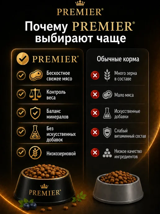Сухой корм Grandorf' Premier для собак, мелкие, индейка, ягненок, 3 кг, фото 5
