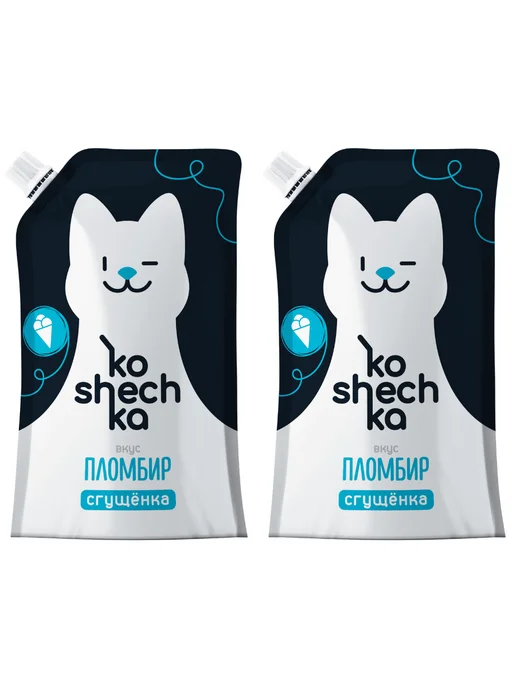 Koshechka Сгущенка с сахаром Пломбир, 2 шт по 270 г, 2 шт, 270 г, фото 4