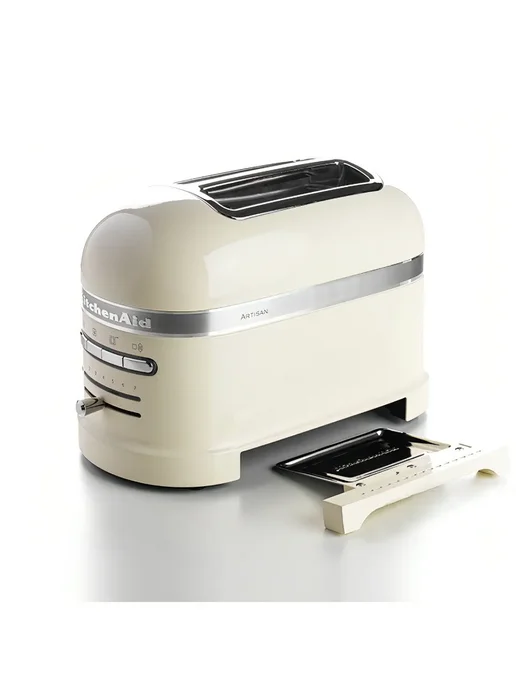 Тостер KitchenAid Artisan 5KMT2204EAC кремовый, бежевый, фото 8