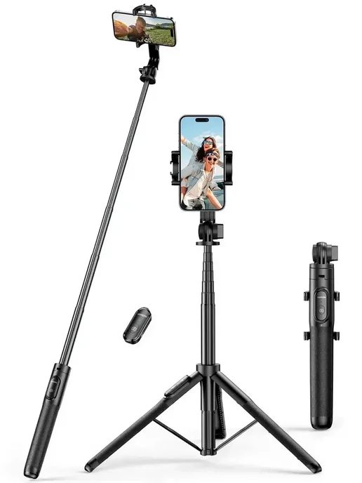 UGREEN Палка-штатив для селфи LP586 (15062) c Bluetooth, черный
