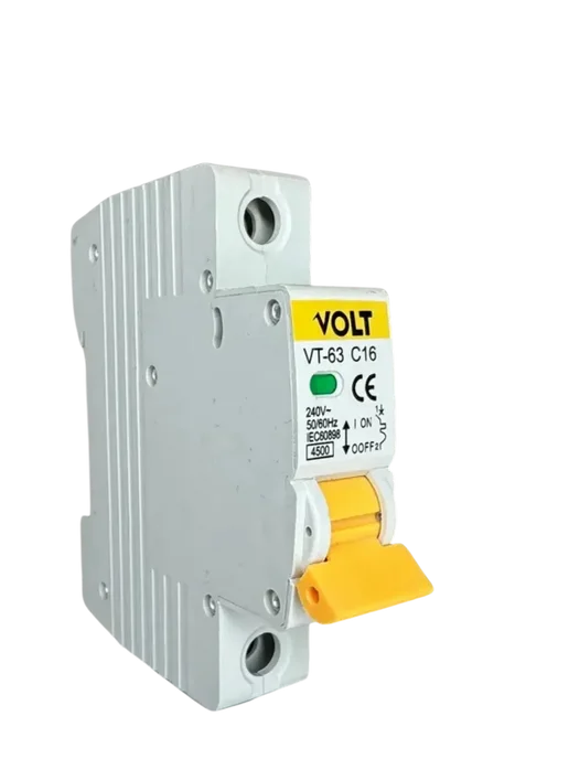 ELTEC Автоматический выключатель однополюсный 50А тип С VOLT VT-63, белый, фото 5