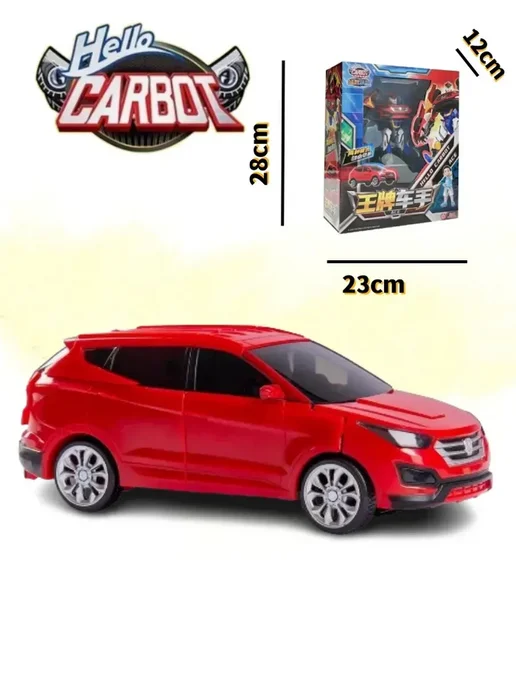 HELLO CARBOT Карбот Ace робот-трансформер 20 см, красный, фото 7