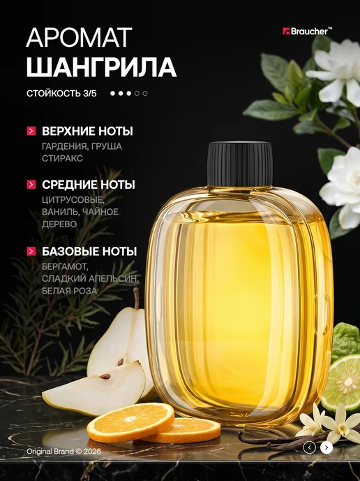 Braucher Набор ароматизаторов для дома арома жидкость для диффузора, серый, фото 3