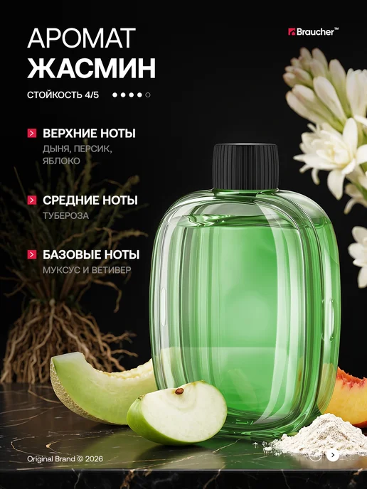 Braucher Набор ароматизаторов для дома арома жидкость для диффузора, серый, фото 5