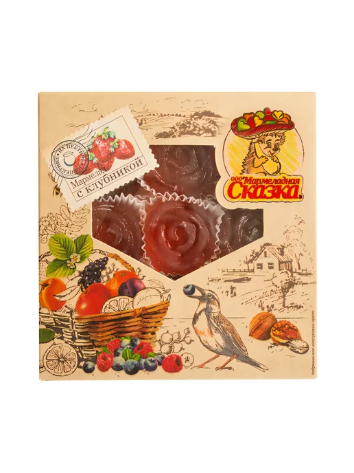Мармеладная Сказка Мармелад С клубникой 300 гр, 300 г