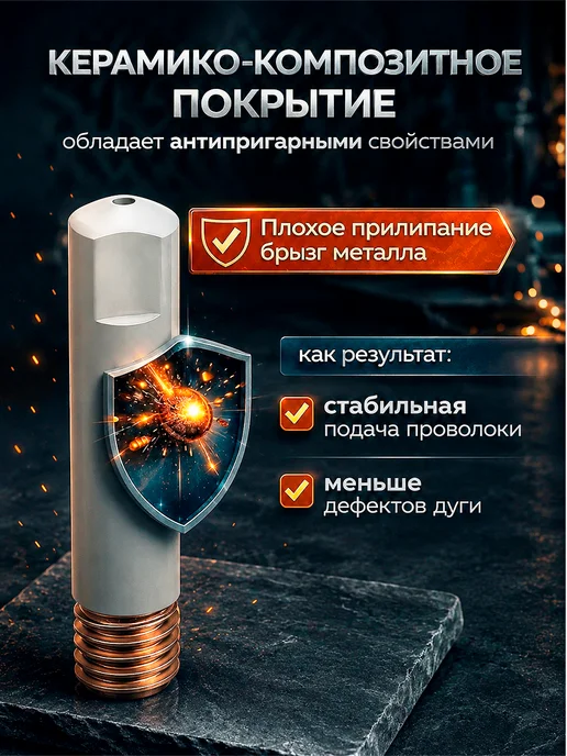 Комплект для полуавтомата №1 1.0мм с керамическим покрытием, 8 шт, фото 3